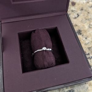 Monica Vinader Stacking Ring (Silver, Size 6)